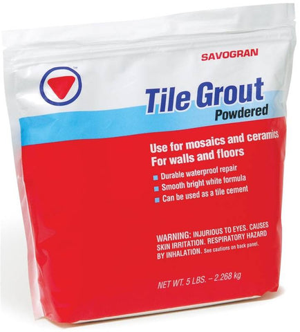 Grout Tile Powdered White 5lb