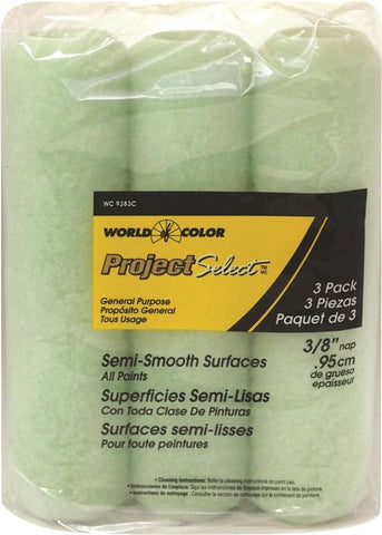 Roller Cover 3 Pack 9.5x3-8in
