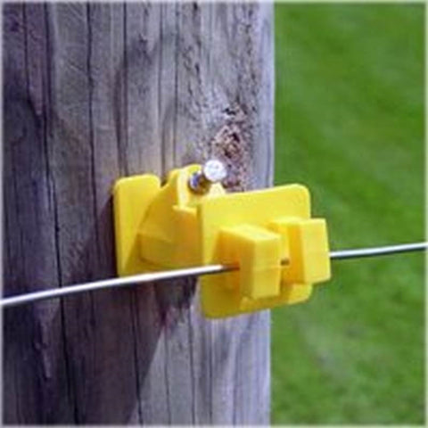 Woodpost Yellow Insulator Nail