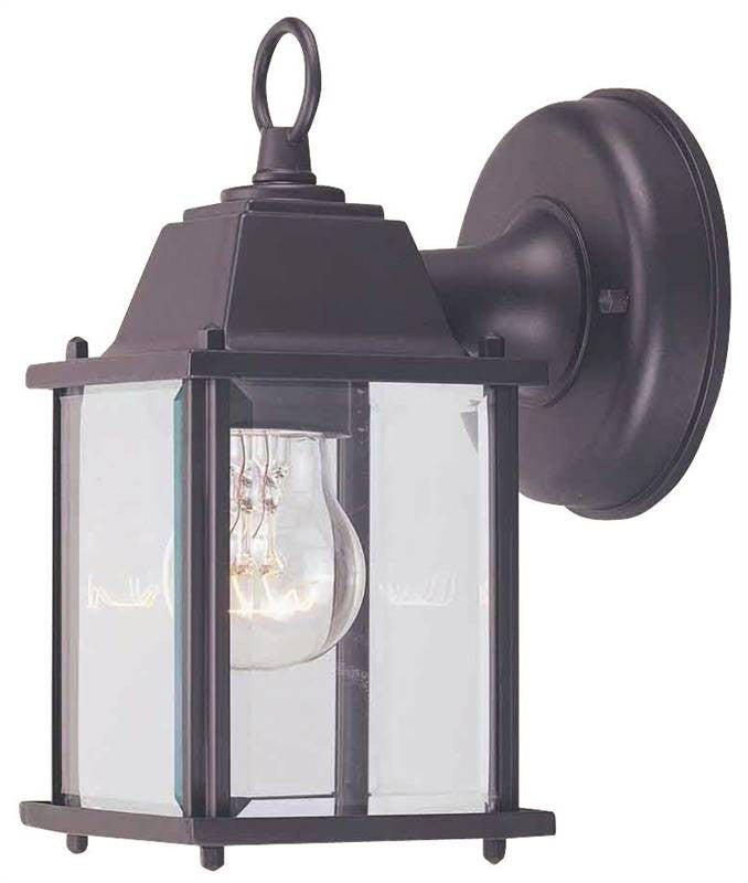 Fixture Porch Wlmt 1lt Black