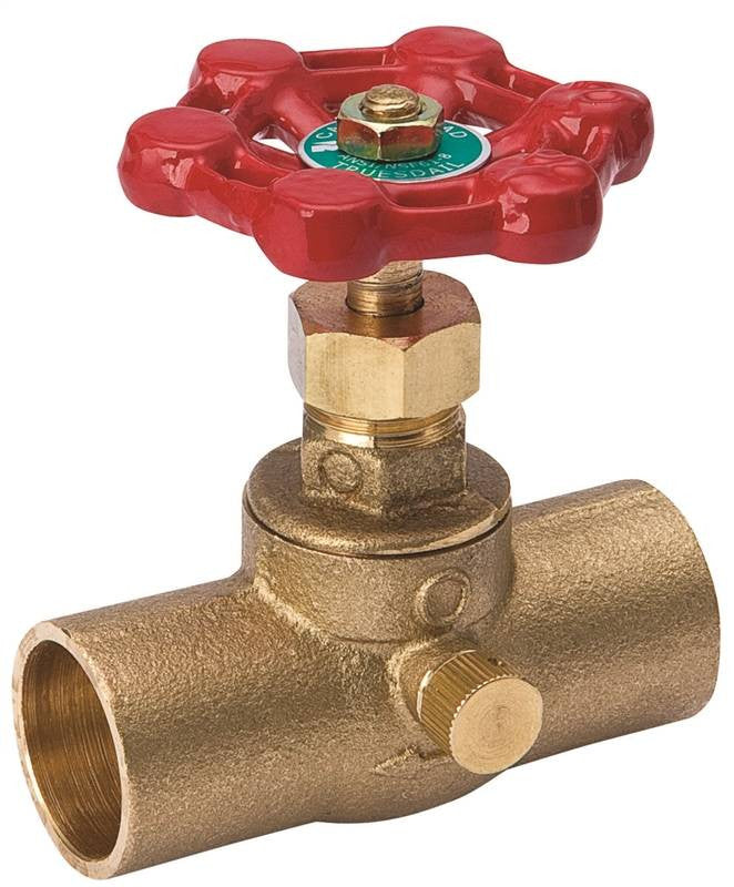 Valve Stop-waste Brass 1-2sw