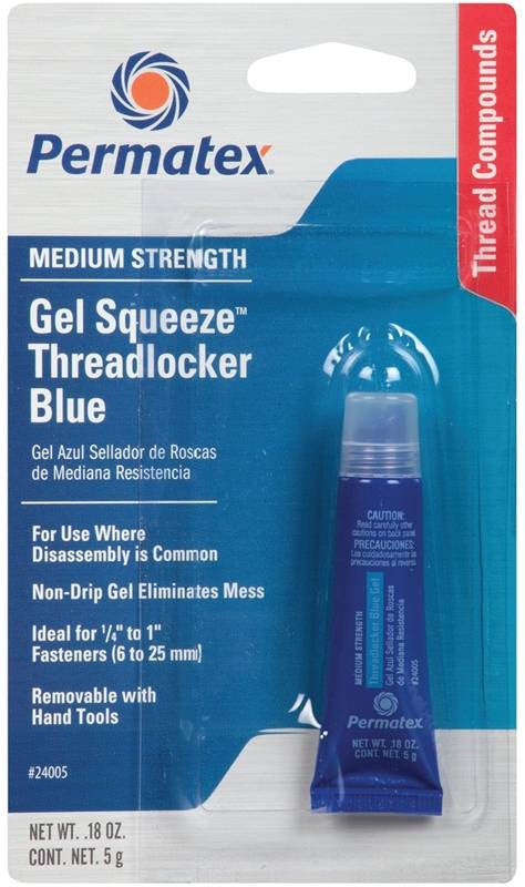 Threadlock Medstr Blue Gel 5g
