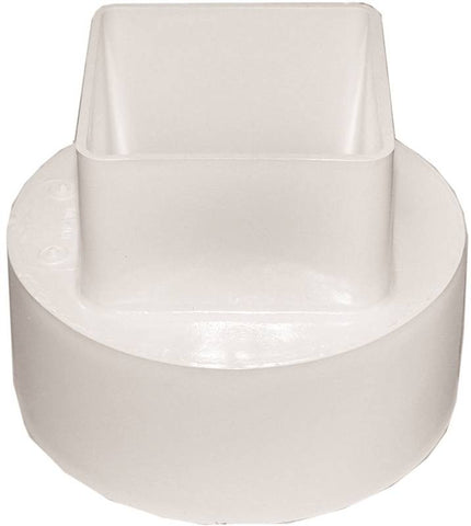 Sewer Pipe Adapter 4in White