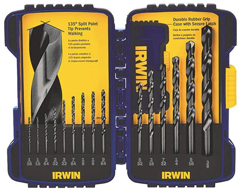 15pc Black Oxide Hss Bit Set