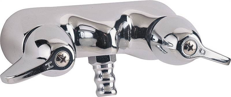 Faucet 2-handl Chrome