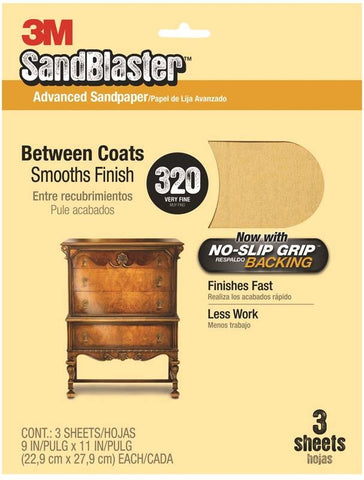 Sandpaper Pntr Fine 9x11in 320