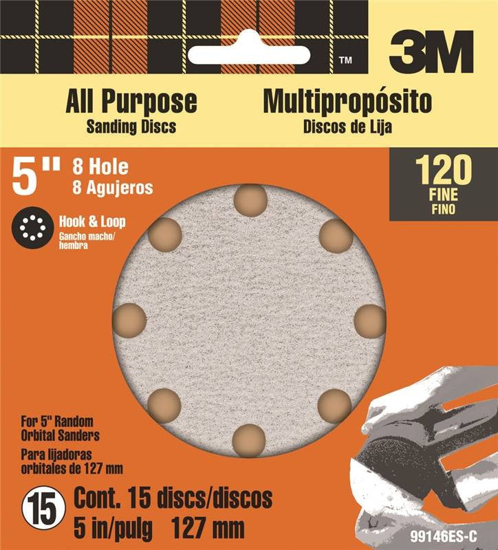 5" 8hole Sanding Disc 120 Grit