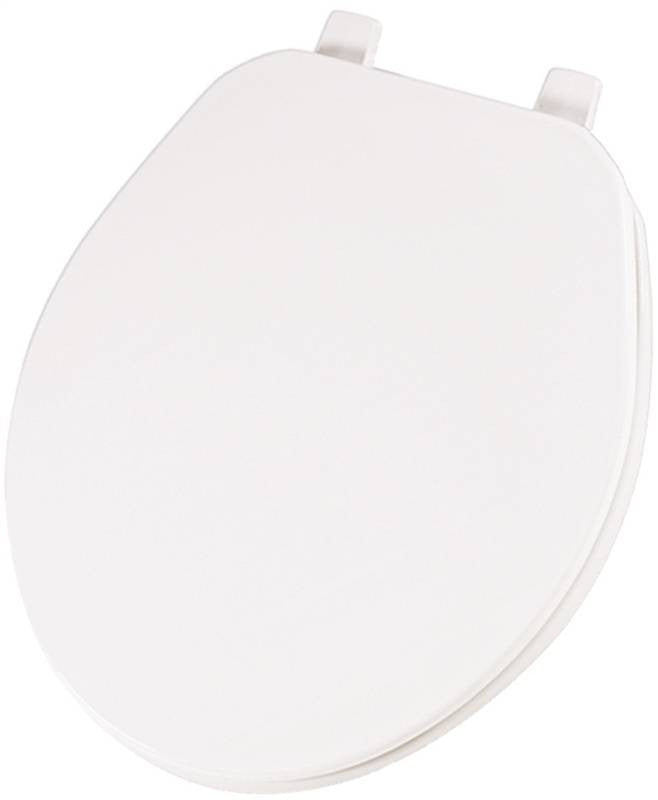 Toilet Seat Rnd Plastic White