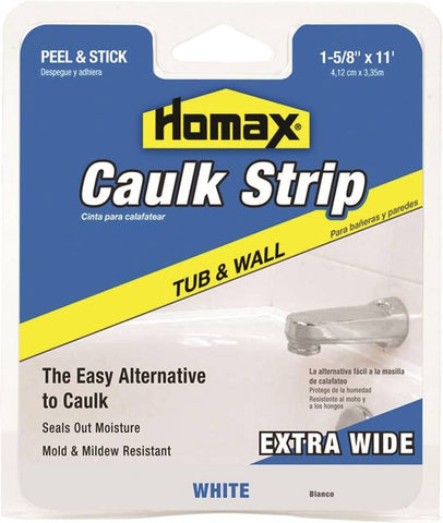 Caulk Strip Wht 1-5-8inx11ft