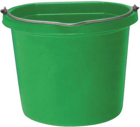Green Flat Back Bucket 20qt