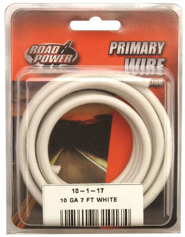 10ga Prim Wire White 7'cd