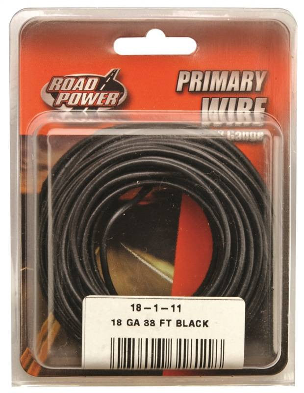 18ga Prim Wire Blk 33' Cd