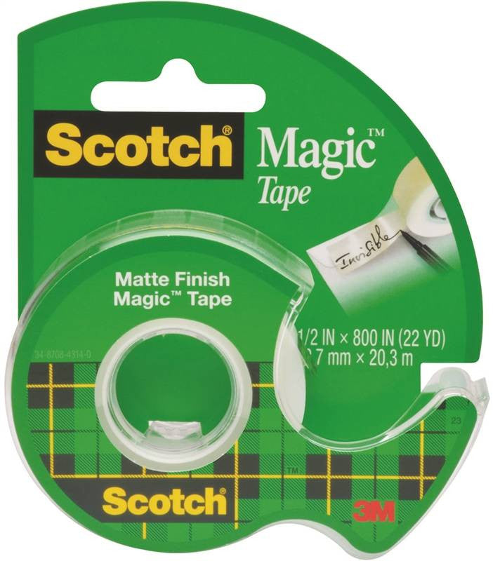 Tape Transparent 1-2x800in