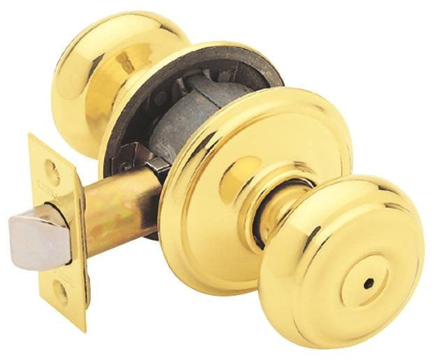 Georgian Privacy Bright Brass