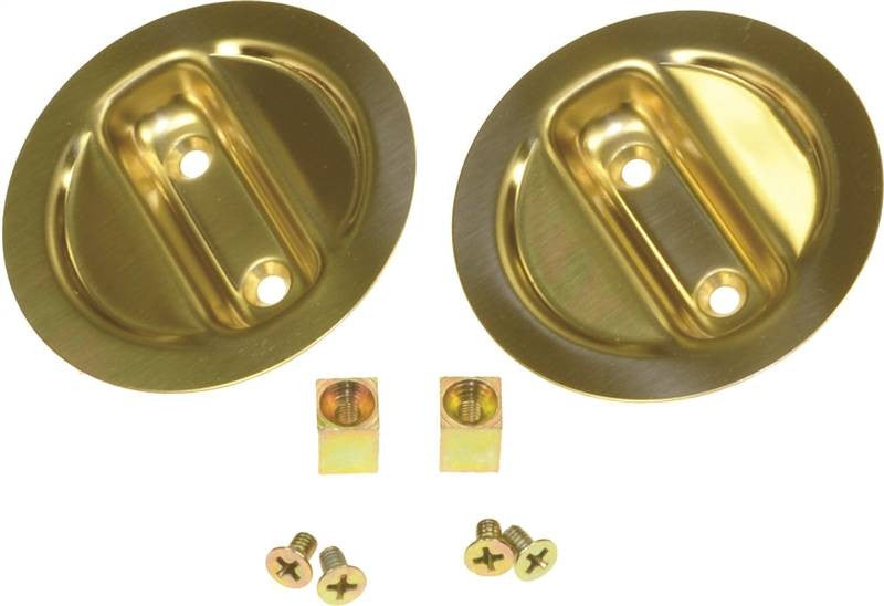 Pocket Door Dummy Pull Brass