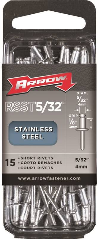 Rivet Stainless Steel Short