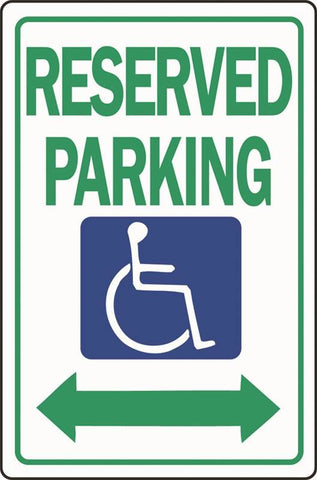 Sign Handicap Reserve Parking
