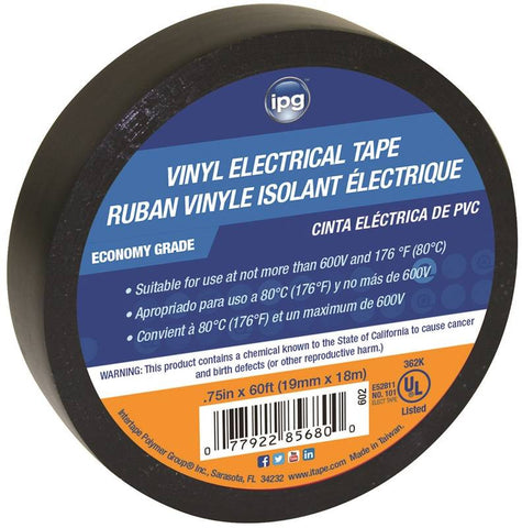 3-4x60ft Vinyl Electrical Tape