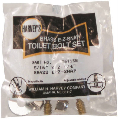 Toilet Bolt Set 5-16x2-1-4