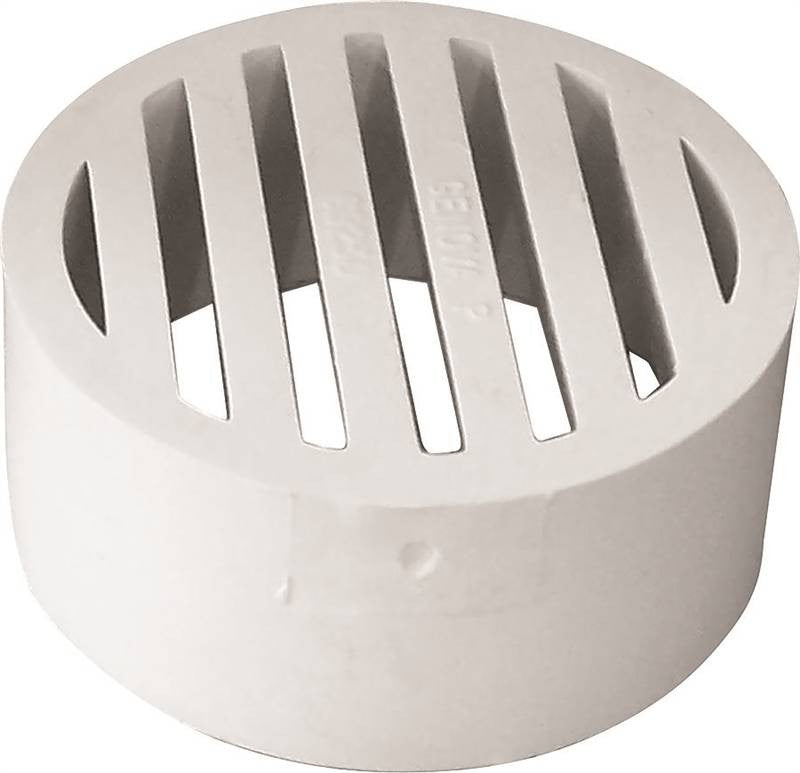 Strainer Vinyl Floor Hub 4in