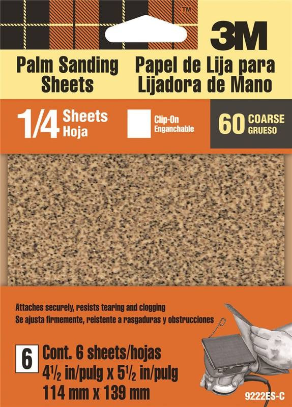 4.5x5.5in Crse Palm Sand Sheet