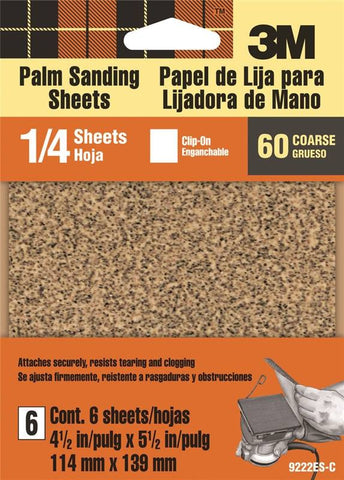 4.5x5.5in Crse Palm Sand Sheet
