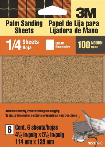 4.5x5.5in Med Palm Sand Sheet