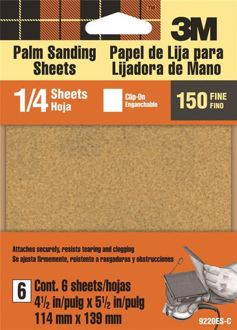 4.5x5.5in Fine Palm Sand Sheet