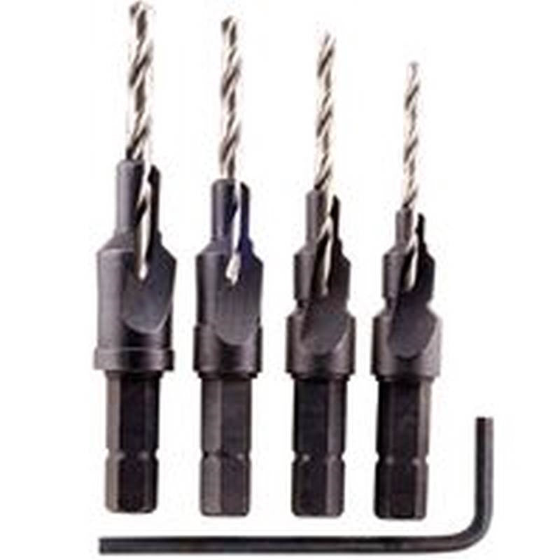 4pc Countersink-screw Pilot