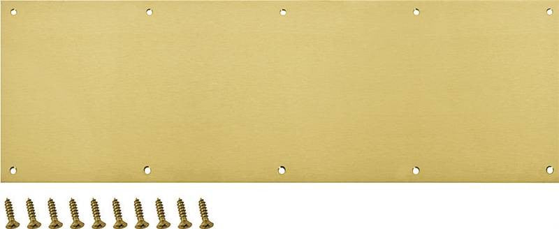 Kickplate 6 X 30 In Brt Brass