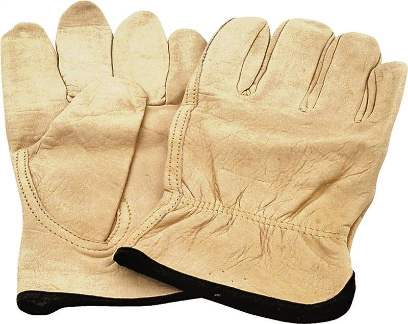 Glove Driving Grain Lthr Lrg