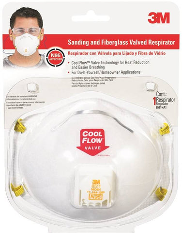 Respirator Valved Sand-fiber