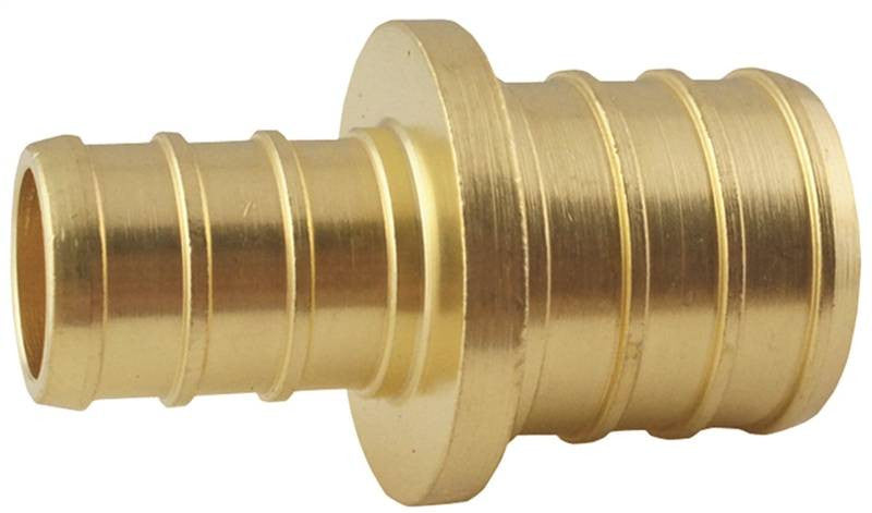 Coupler Pex 1-2inx3-4in Brass