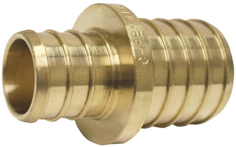 Coupler Pex 3-4inx1in Brass