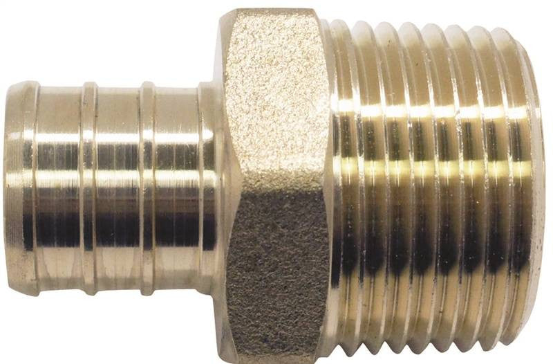 Adapter Pex 1in Brass Male