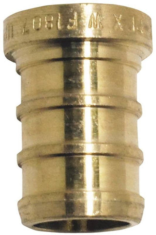 Plug Pex Test 1-2in Brass 10pk