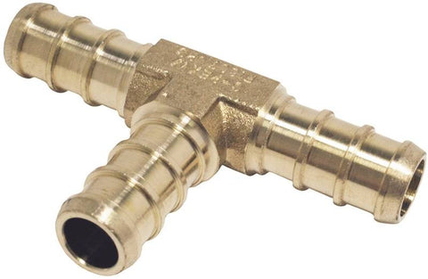 Fitting Pex 3-8 Inch Tee Brass