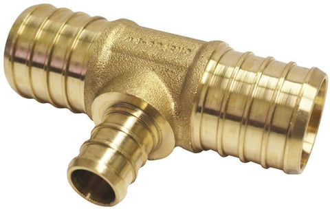 Fitting Pex Tee 1x1x1-2 Brass