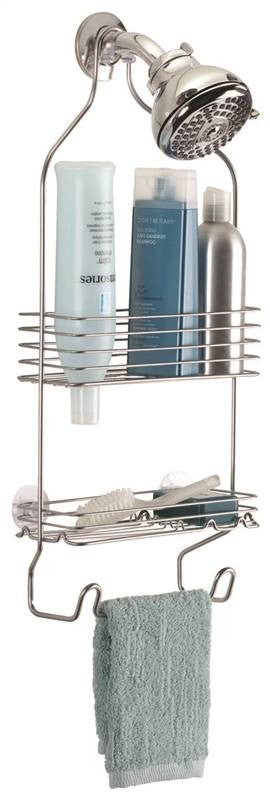 Shower Caddy 9in X 21in Silver