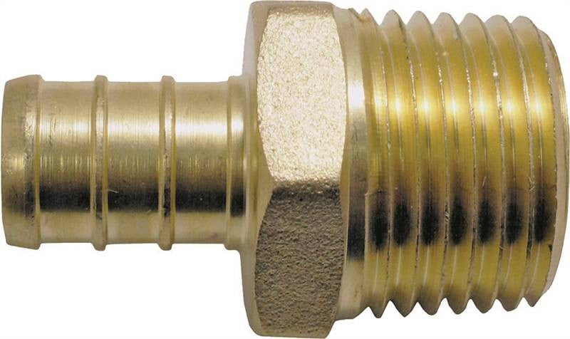 Adapter Pex Male Brass 1-2inch