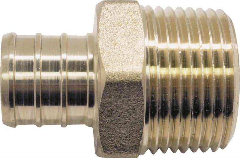 Adapter Pex Male Brass 3-4inch