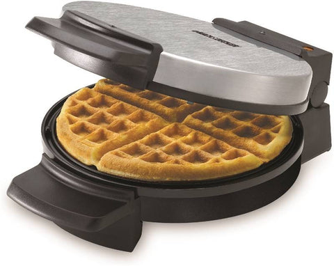 Waffle Mkr Belg Rnd N-stk 4sec
