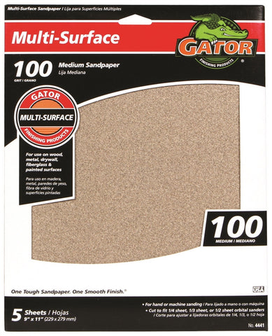 Sandpaper Al Oxide 9x11in 100