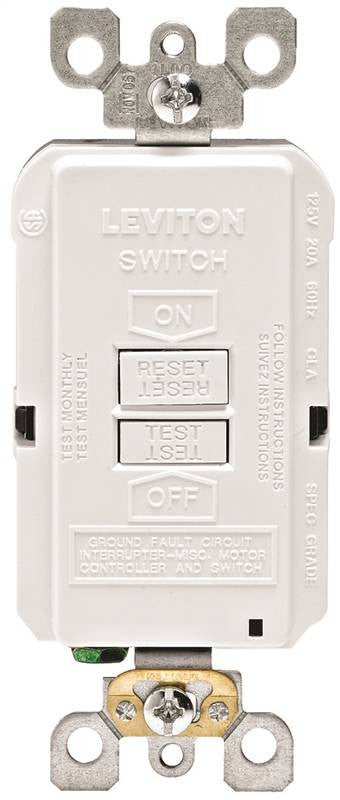 Receptacle Gfci St Blank White