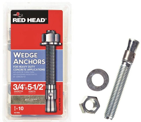 Anchor Wedge 3-4x5-1-2in 10pk