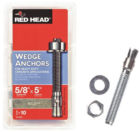 Anchor Wedge 5-8in X 5in 10pk