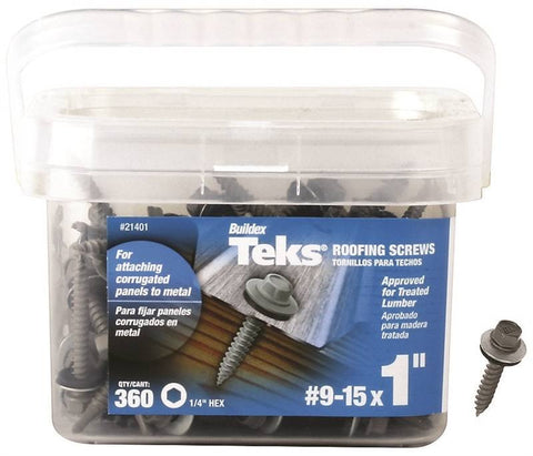 Screw Roof S-point Hwh No9x1in