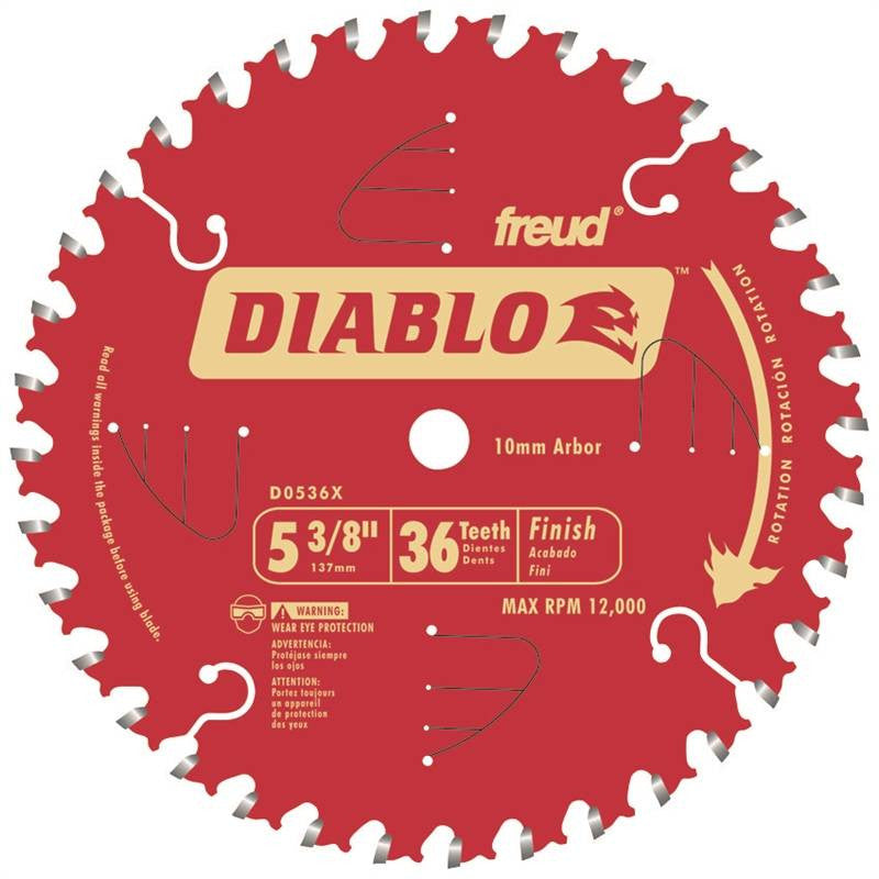 Circ Saw Blade 5-3-8x36 Finish