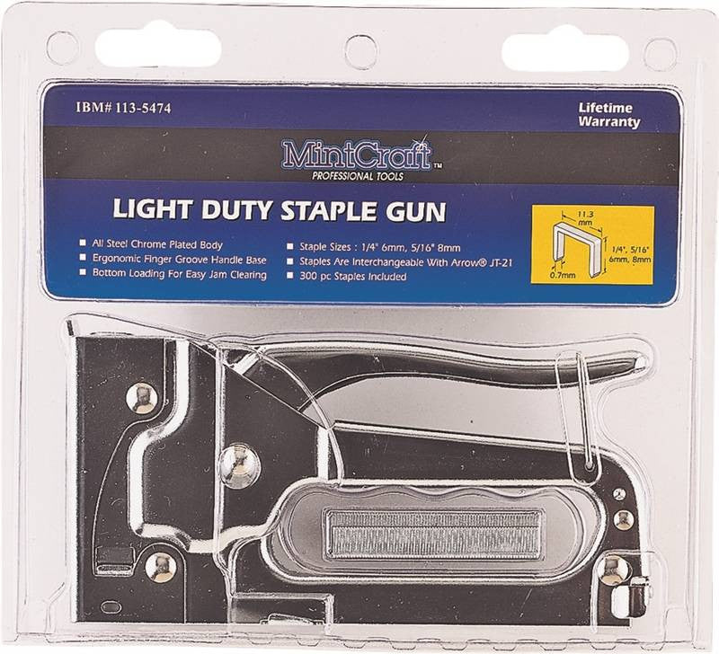 Staple Gun Light Weight Chrome