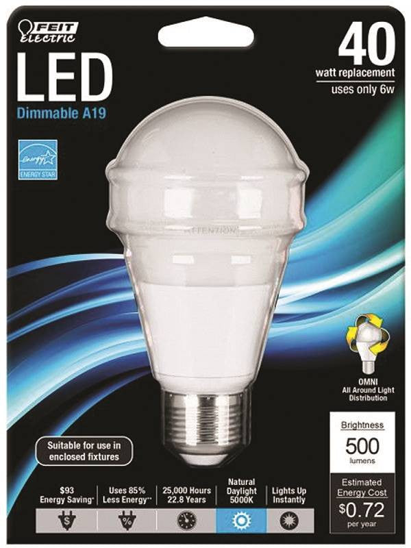 Bulb Light Led 40w A19 5000k